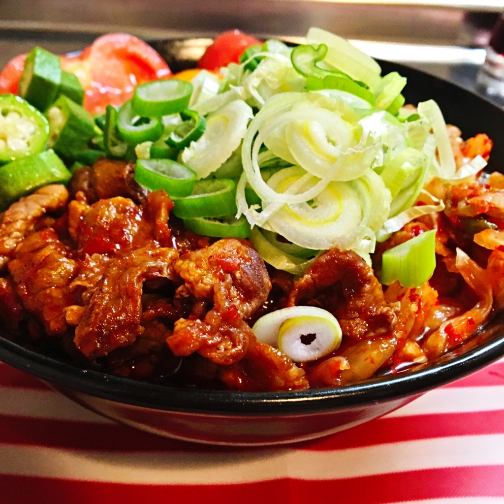 おうちごはん　冷麺　山盛り