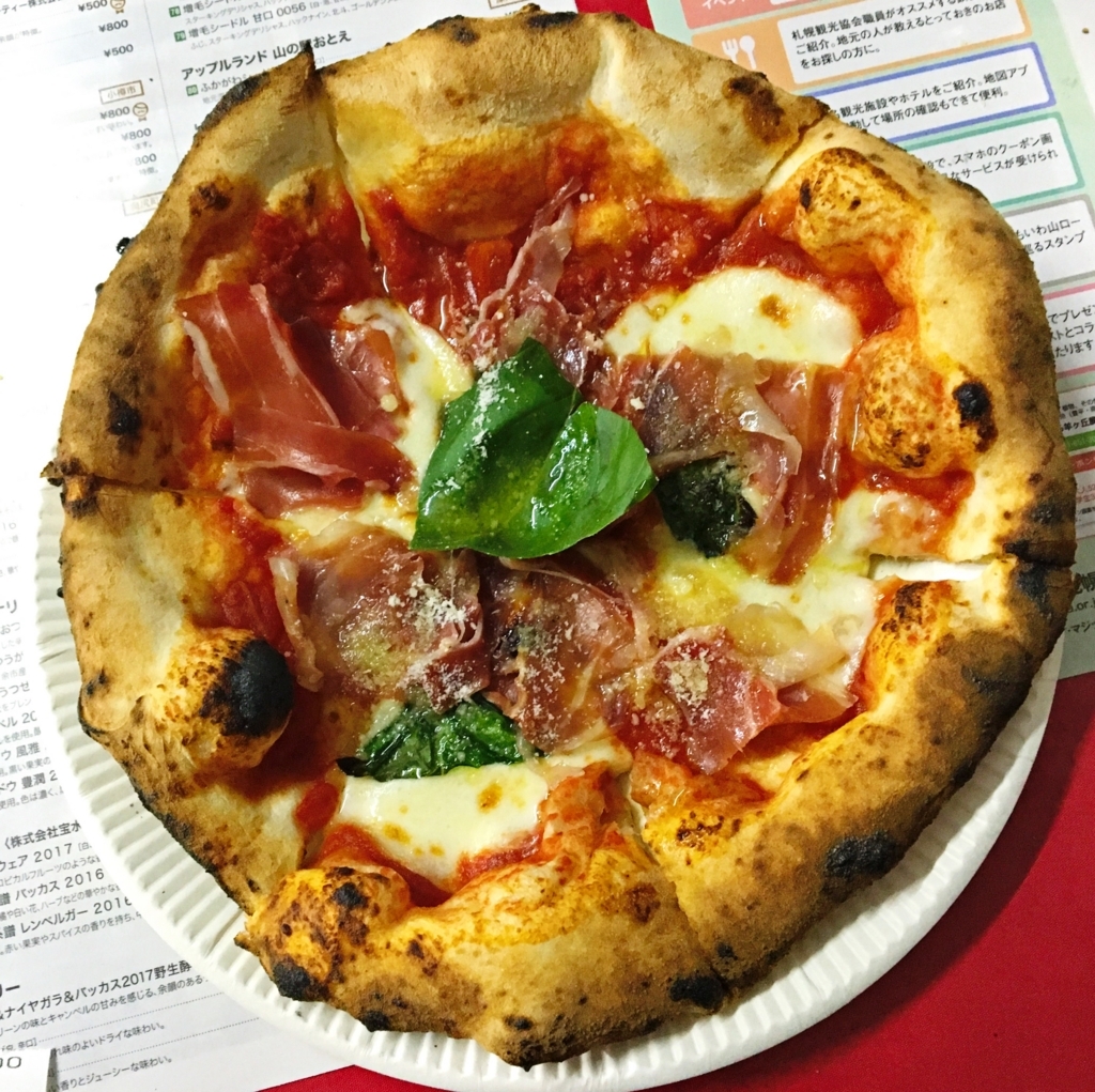 プロシュートマルゲリータピザ