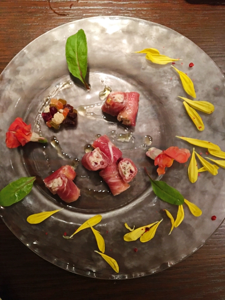 クリームチーズの肉巻き